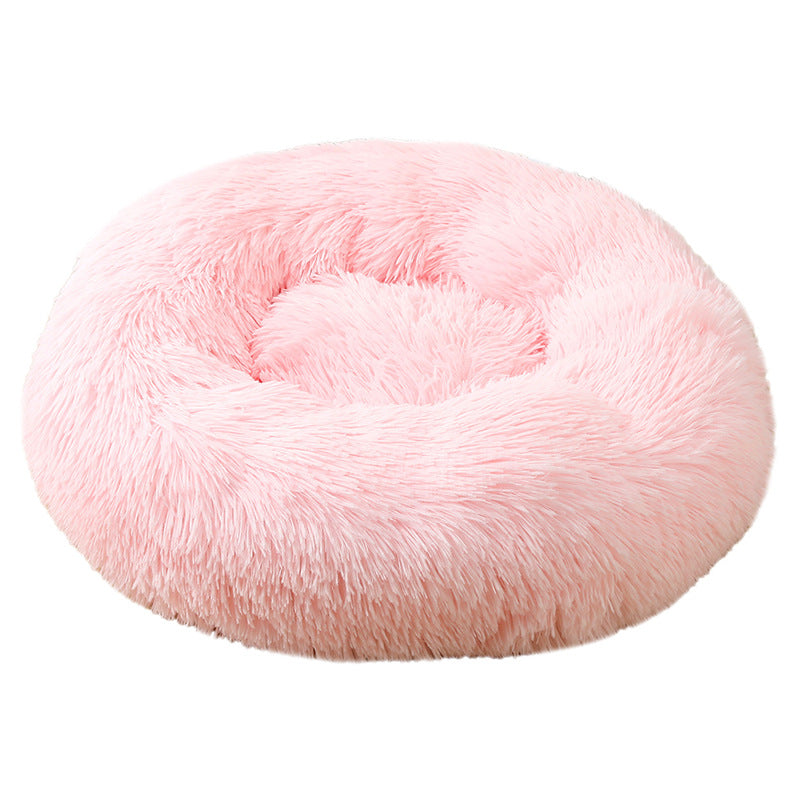 Fur Doughnut Pet Bed